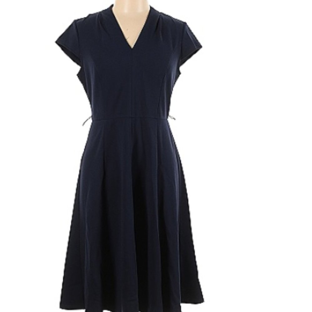 Navy blue Sharagano dress sz 10